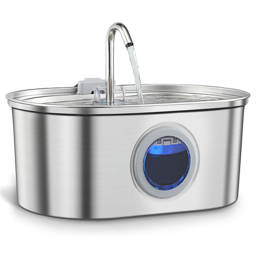 HydraFeline 3.2L stainless steel cat water fountain