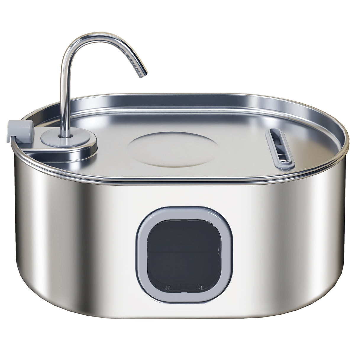 7L Stainless Steel Cat Water Fountain with Filter